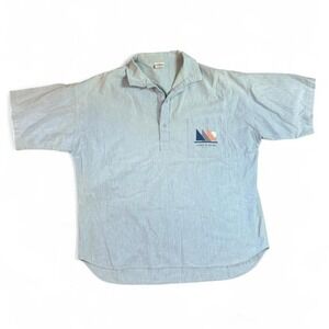 Vintage chambray Carmel by the sea crazy shirt Hawaii size XL